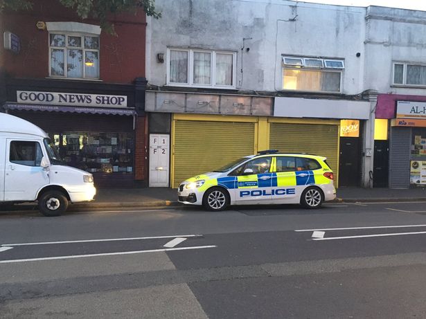 Police remain at the scene in Leyton this morning