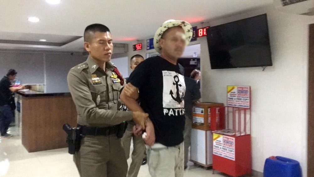 Captain Janephop Wanthongsang said Laurent Meriem, 40, was taken to Pattaya police station. The Huawei P30 Pro, costing Bt31,900, was reportedly recovered. 